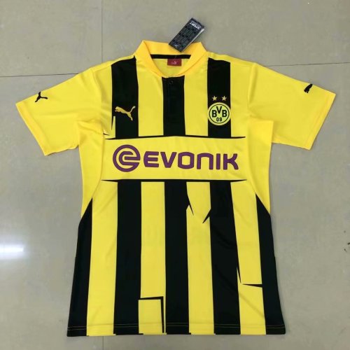 12-13 Adult Dortmund home yellow retro soccer jersey football shirt