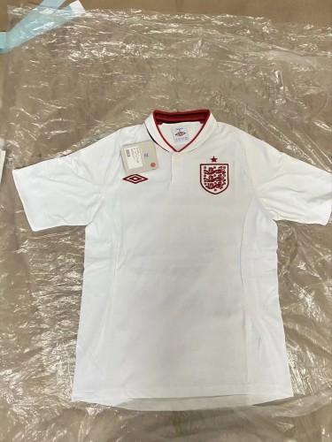 Retro 2012 England home white soccer jersey football shirt