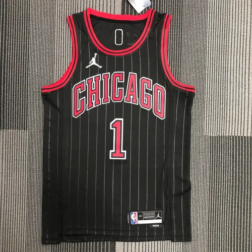 22 Chicago Bulls Air Jordan Rose 1 The 75th anniversary basketball jersey