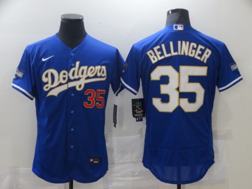 2022 Men's Los Angeles Dodgers BELLINGER 35 blue MLB Jersey
