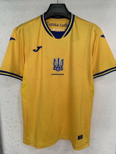 22-23 Thai version Ukraine home Soccer Jersey football shirt
