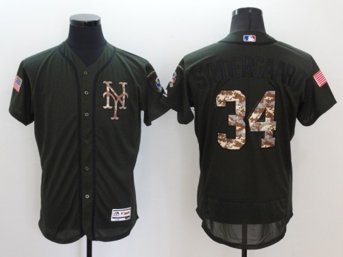 2022 Men's New York Mets 34 green MLB Jersey