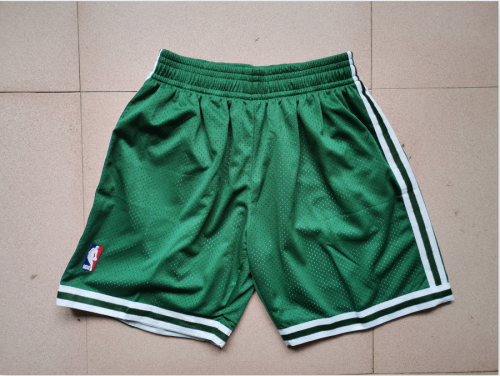 20/21 New Men Celtics  Mitchell Ness green basketball shorts