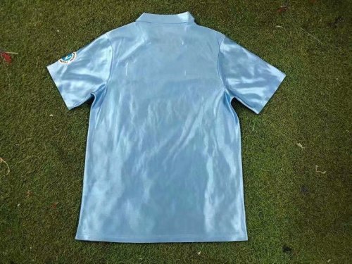 90-91 Adult Napoli home blue retro soccer jersey football shirt