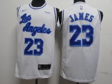 Men Los Angeles Lakers Latin LOS white basketball jersey 23