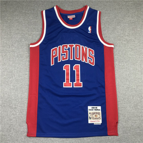 20/21 New Men Detroit Pistons Pistons11 blue basketball jersey