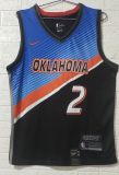 20/21 Men Oklahoma City Thunder Gilgeous-Alexandr 2 city version basketball jersey shirt