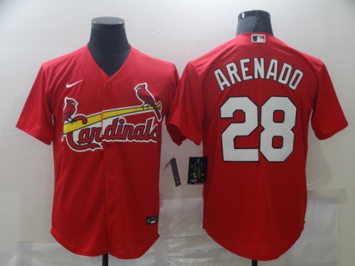 2022 Men's St. Louis Cardinals ARENAD0 28 red MLB Jersey