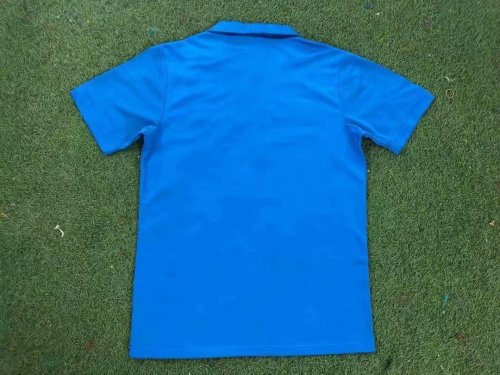 89-90 Adult Napoli home blue retro soccer jersey football shirt