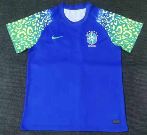 2022 Thai version Brazil blue Soccer Jersey football shirt