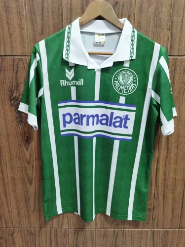93-94 Adult Thai version Palmeiras home green away retro soccer jersey football shirt