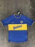 1999-2000 Adult Boca blue retro soccer jersey football shirt