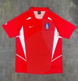 Retro 2002 Korea red soccer jersey