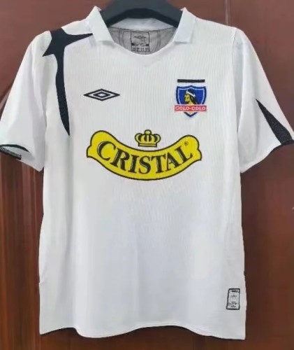 Retro 2006 Colo-Colo home white soccer jersey football shirt