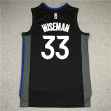 20/21 New Men Golden State Warriors Wiseman 33 black basketball jersey