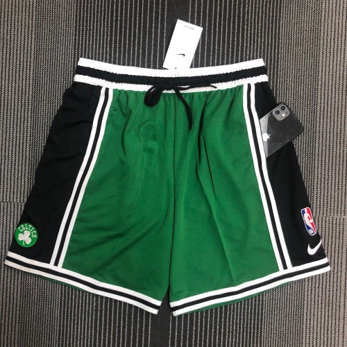 2022 Boston Celtics green basketball shorts