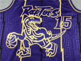 Men Los Angeles Lakers raptors carter year of the rat limited edition purple basketball shorts 15
