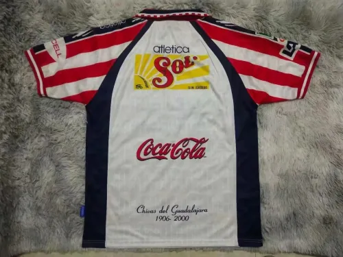 Retro 99-00 Chivas away white soccer jersey football shirt