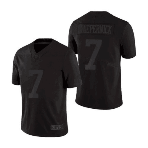 22 New MEN’S Raiders Kaepernick 7 black NFL Jersey