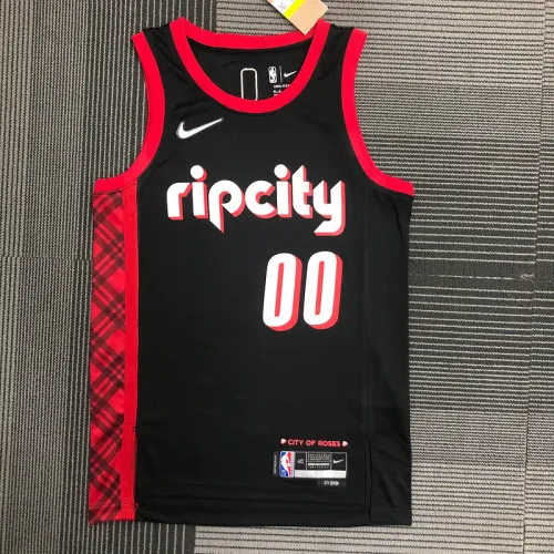 22 New Men Portland Trail Blazers City version 00 basketball jersey