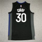 20/21 New Men Golden State Warriors Curry 30 black basketball jersey