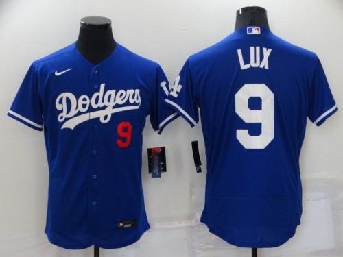 2022 Men's Los Angeles Dodgers LUX 9 blue MLB Jersey