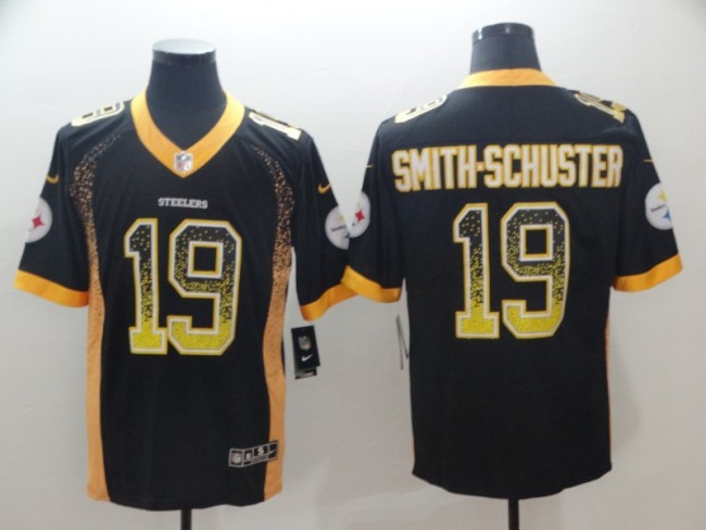 20/21 New Men Steelers Smith-Schuster 19 black NFL jersey