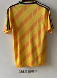 Retro 1988 Sweden home soccer jersey football shirt