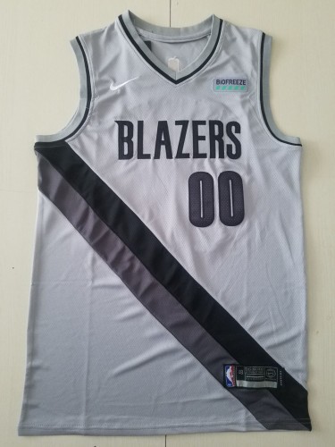 20/21 New Men Portland Trail Blazers Anthony 00 reward version gray basketball jersey shirt