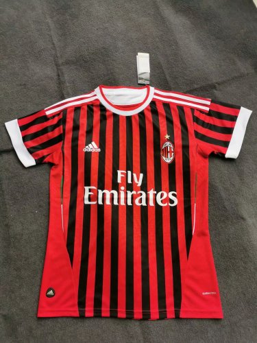 2011-2012 Adult Thai version AC Milan  retro soccer jersey football shirt