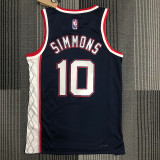 22 New season Brooklyn Nets City version Simons 10 basketball jersey