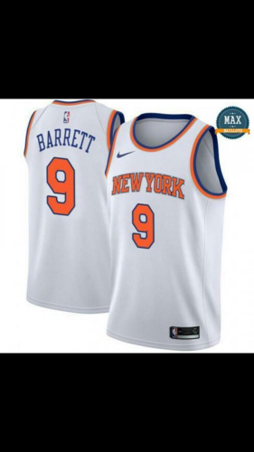 20/21 New Men New York Barrett 9 white basketball jersey