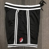 2022 Portland Trail Blazers black basketball shorts