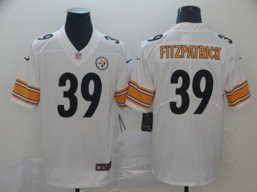 20/21 New Men Steelers Fitzpatrick 39 white NFL jersey