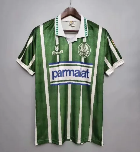93-94 Adult Thai version Palmeiras home green retro soccer jersey football shirt