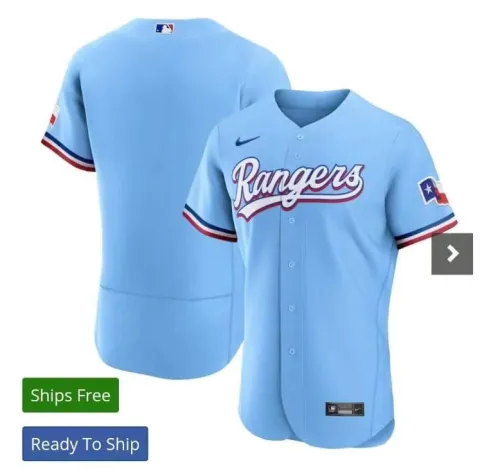 22 Men's Nike blue Texas Rangers Player Name Jersey