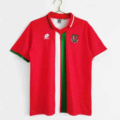 Retro 96-98 Wales home red soccer jersey football shirt