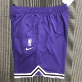 22 Los Angeles lakers purple basketball shorts