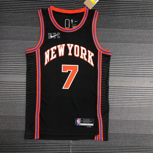 22 New season New York Knicks City version Anthony 7 basketball jersey