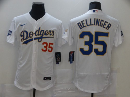 2022 Men's Los Angeles Dodgers BELLINGER 35 white MLB Jersey
