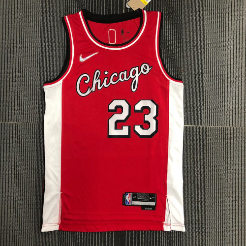 22 season Chicago Bulls City version 23 Jordan basketball jersey