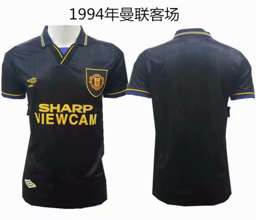 1994 Adult Thai version MUN Manchester away retro soccer jersey football shirt