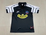 Retro 95 Colo-Colo away black soccer jersey football shirt