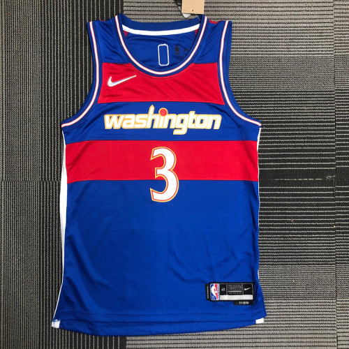22 New Men Washington Wizards City version Bradley Beal 3 basketball jersey