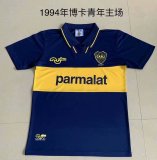 Retro 1994 Boca home blue soccer jersey football shirt