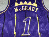Men Los Angeles Lakers raptors McGRADY year of the rat limited edition purple basketball shorts 1
