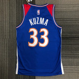 22 New Men Washington Wizards City version Kyle Kuzma 33 basketball jersey