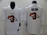 22 Men‘s Broncos Wilson 3 white basketball jersey