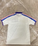 Retro 96 Czech away white soccer jersey football shirt