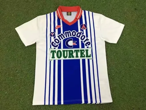 Retro 92-93 Paris away white soccer jersey football shirt
